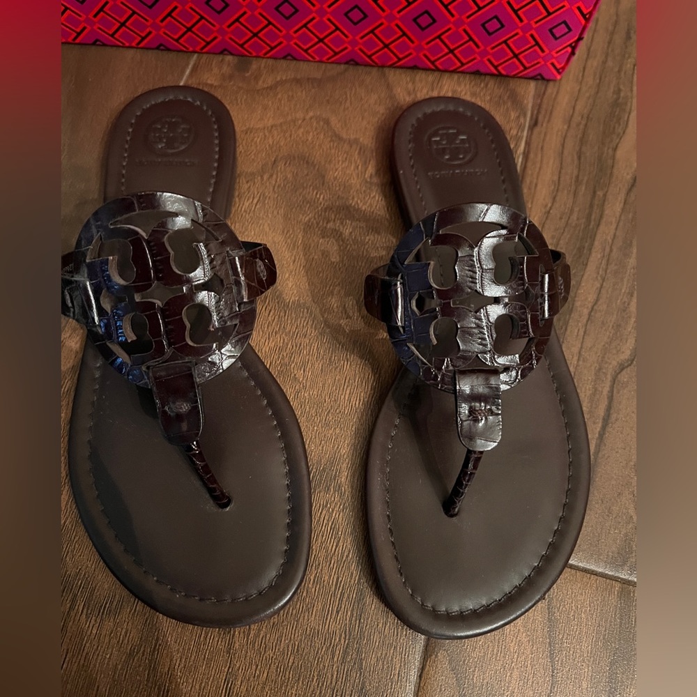 MILLER PATENT SANDAL